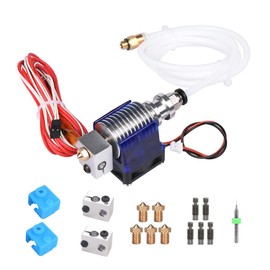 BZ 3D All Metal V6 J-Head Hotend with Fan Bowden Extruder for 3D Printer 1.75mm Filament / 0.4mm Nozzle (24V)