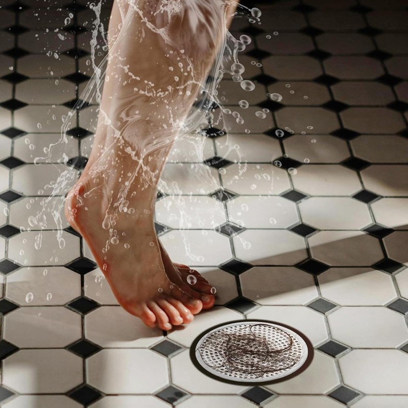 Shower Drain Hair Catcher | Shower Stall Hair Strainer Protector