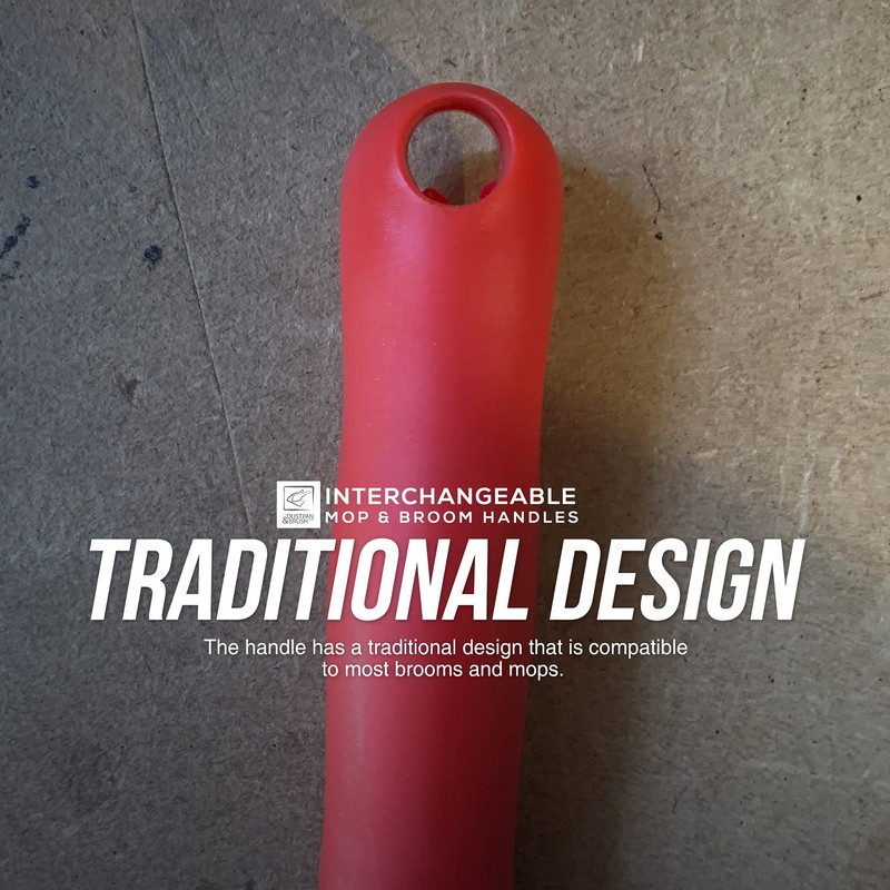 Colour Coded Mop and Broom Handle Replacement - 120cm Long