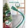 Brightown Outdoor Extension Cord Multiple Outlet, 2 Packs Each 50