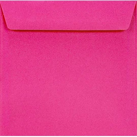 Netuno 25 Square Envelopes Dark Pink 155 x 155 mm 90 g Burano Pink Shocking Festive Envelopes Pink Square Postcard Envelopes Gift Coloured Invitation Envelopes Pink