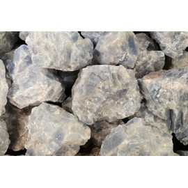 Rock Your Chakra Blue Calcite 2 1/2" 4-7 Oz Throat Chakra Healing Crystal Rocks Minerals Specimens Stones Reiki