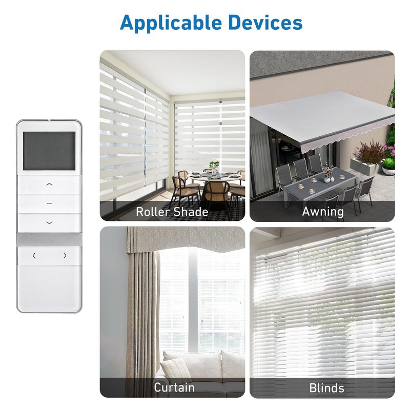 DD1802H Replacement Transmitter for Bi-Directional Motors, 15-Channel Controller for Motorized