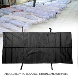 Corpse Bags, 210D Oxford Cloth Body Organizer Bag, Emergency Cadaver Body Bag with Reinforced Handle, for Funerals, Hospitals, Transportation (210 * 75CM)