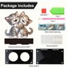 Diamond Art Painting Kit Candle Holder, Happy Hugs Kitty Special