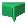 Emerald Green Plastic Tablecloth, 108" x 54"
