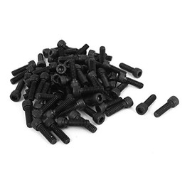 IIVVERR 5/32"-32 x 1/2" 12.9 Alloy Steel Hex Socket Head Cap Screw Bolt Black 100pcs (5/32' '- 32 x 1/2' '12.9 Tornillo de cabeza hueca hexagonal de acero aleado Tornillo negro 100 piezas