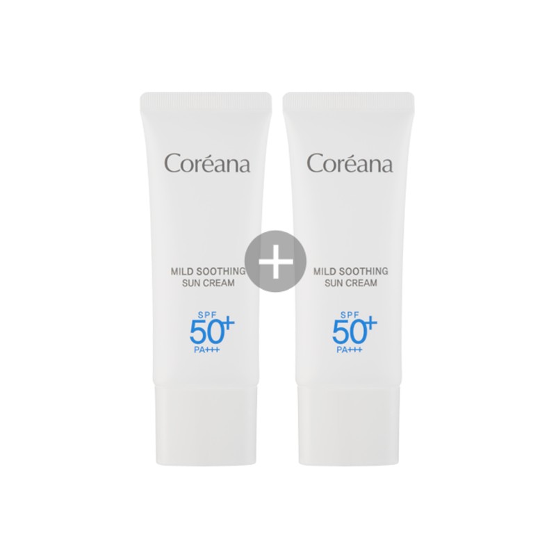 코리아나 [Coreana] [Cosmetics] Mild soothing sun cream 1 FREE /