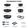BEZIA Induction Cookware Set 10 Pieces/13 Pieces, Nonstick Pots and