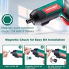 HYCHIKA Electric Screwdriver, 6N.m and 2000mAh 3.6V Cordless Screwdriver with