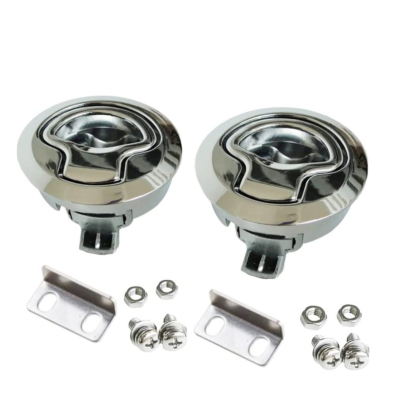 2PCS Boat Latch Flush Pull Slam Latch for Marine Boat