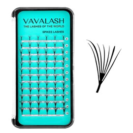 VAVALASH Anime Butterfly-Wing Lash Extensions,Premade Manga Lashes 0.07 C/D Curl, Natural Manga Lash Look Spire Eyelash Extensions,Comic winged Lash Extensions(Anime Butterfly-Wing-0.07-C-8-15mm)