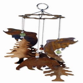 Sunset Vista Catch Of The Day Cabin Wind Chime, 12-Inch Long