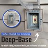 Sealproof Deep Base for Vinyl Siding and Recessed Surfaces While