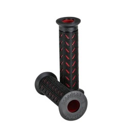 NANKAI ST-0061 Street Grip, 4.5 inches (115 mm), Through Type, Herringbone, Red