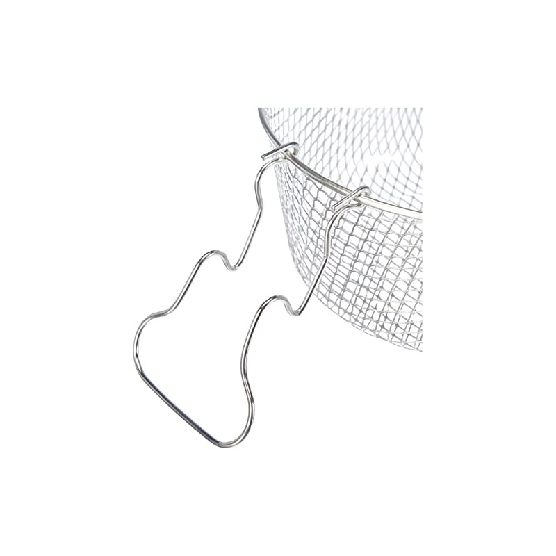IBILI Frying Basket with Two Side Handles, Tinplate, Silver, 23