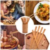 30 Pairs Natural Reusable Bamboo Chopsticks, Chop Sticks, Chinese Chopsticks,