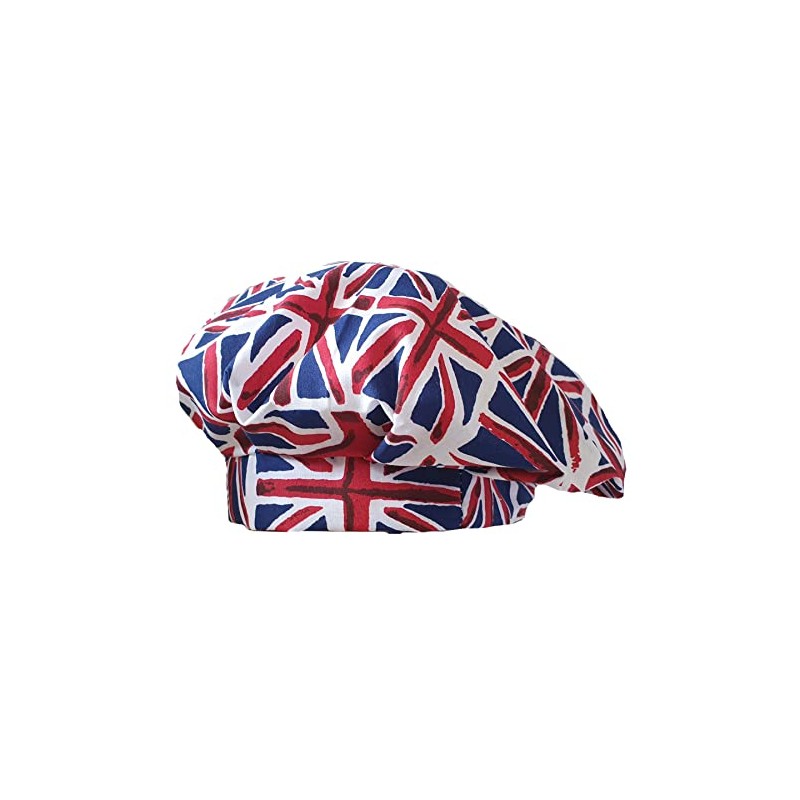 The Dragons Den Adults Union Jack Flag Beret United Kingdom