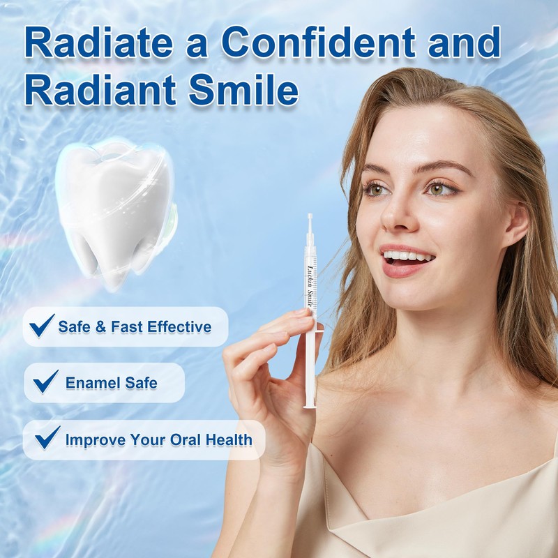 LUCKIN SMILE 22% Carbamide Peroxide Teeth Whitening Gel – Professional