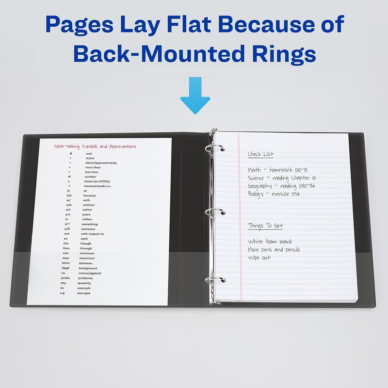 Avery 79192 Heavy-Duty View Binder w/Locking 1-Touch EZD Rings, 2-Inch