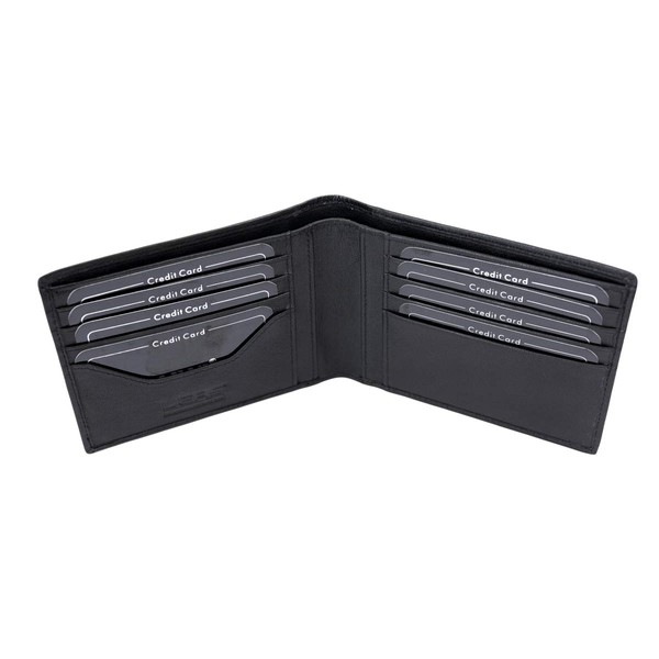 LEAS Design Men's Extra Thin Credit Card Holder Without Change