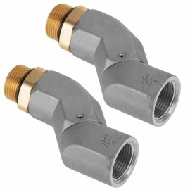 Unbranded 3/4" NPT 2 Fuel Transfer Hose 360Rotating Connector for Fuel Nozzle Multi Swivel