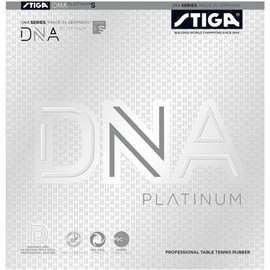 STIGA 1712040123 Table Tennis Rubber Tension Soft Backing DNA Platinum S Black MAX