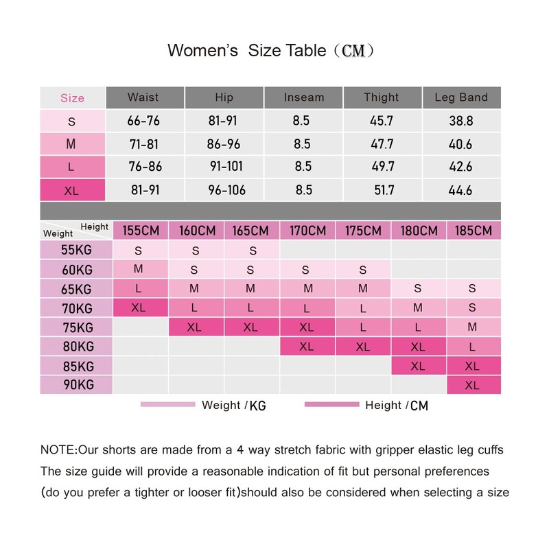 XGC Women's Cycling Shorts with Elasticated Breathable 4D Gel Seat