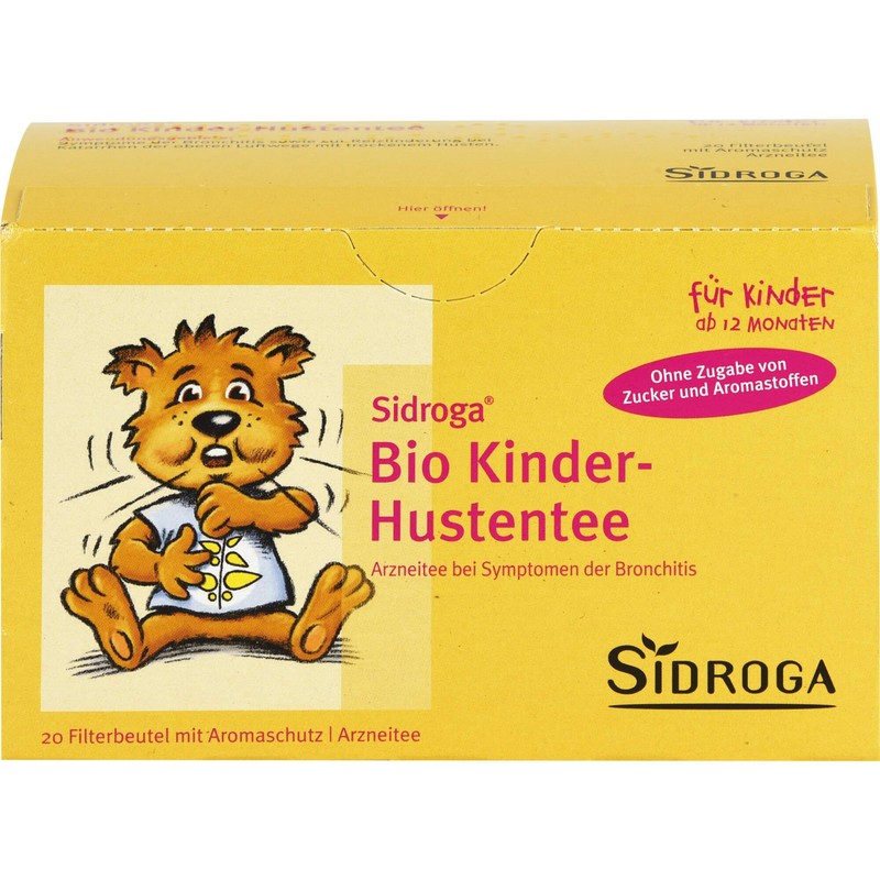 Sidroga Bio Kinder Hustentee Filterbeutel, 20 pcs