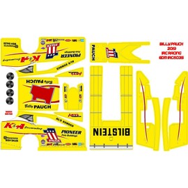 1RC EDM  WRAP SALVAS MUDBOSS 1X18 SCALE BILLY PAUCH 2019 THEME WRAP KIT