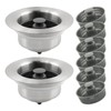 Serveyou 2pcs Kitchen Sink Drain Strainer,Kitchen Sink Stopper,Kitchen Sink Stoppers