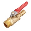 Litorange 2 PCS Brass Water Mini Ball Valve Shut Off