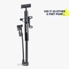 Hillington Hybrid Bike Pump – Hand and Foot Pump with
