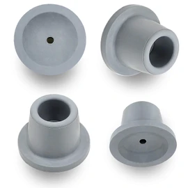 4Pcs 1" I.D Grey Replacement Feet Rubber Suction Cup Feet