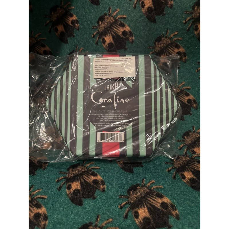 Laika Coraline Button Coaster Set Keepsake Box 2024 4 Silicone