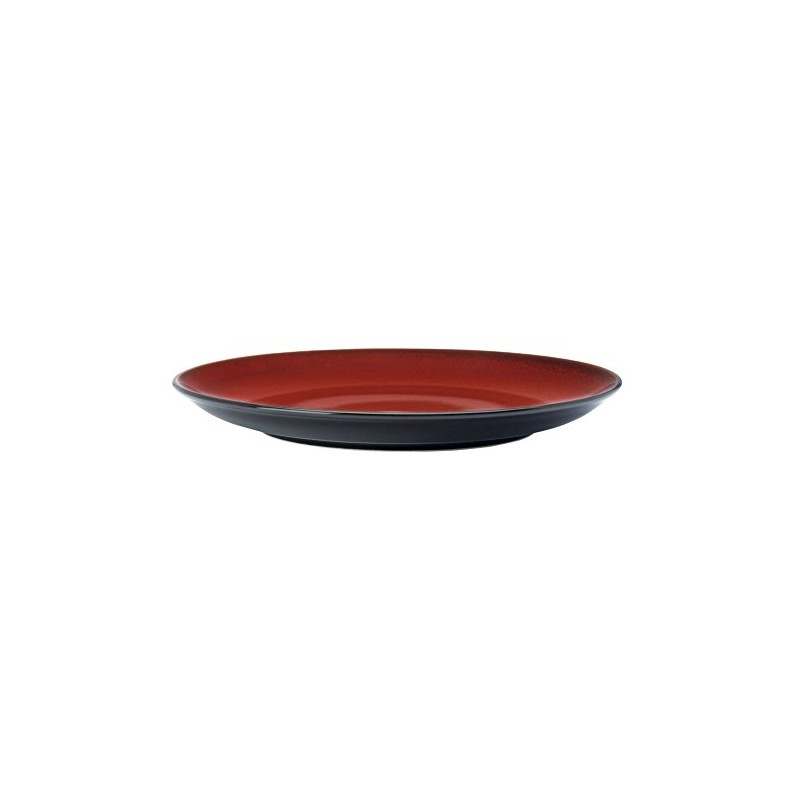 Luzerne (ruza-n), Crimson Diameter 26.5 cm Rustic Platter (Rustic) lz302