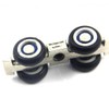 2 x 30kg Lightweight 4 Wheel Sliding Door Rollers