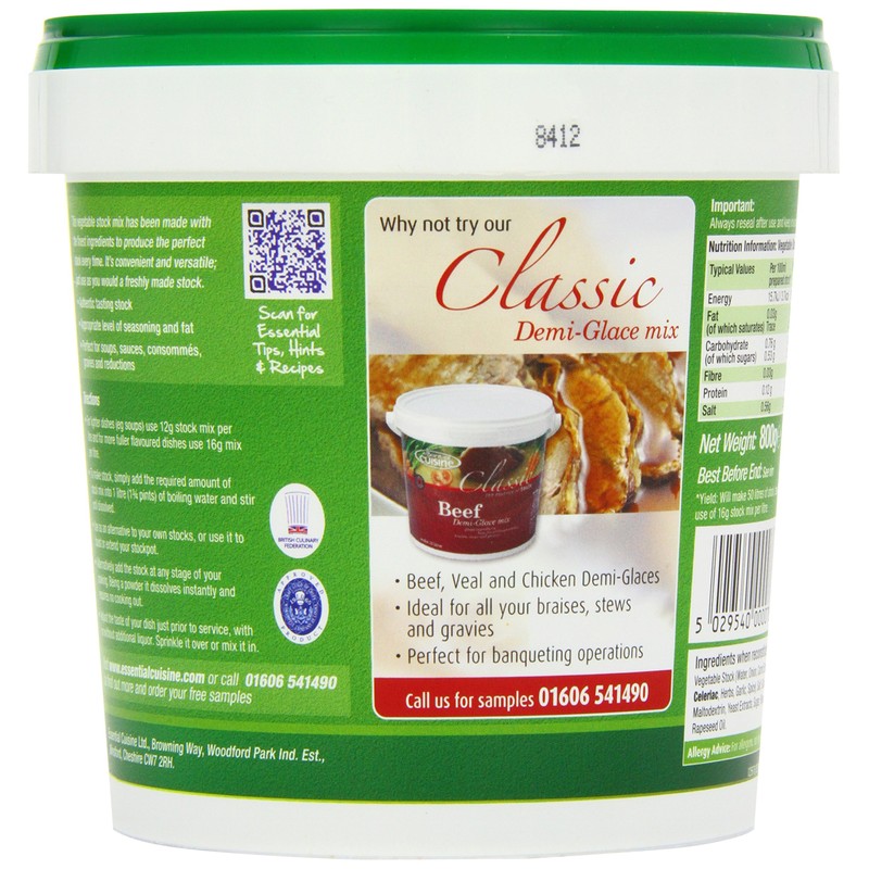 Essential Cuisine Vegetable Stock Mix 800 g