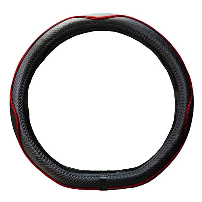 Mayco Bell Flat Bottom Steering Wheel Cover Anti-Slip,Safety,Soft,Breathable,Durable,Full Surround,Comfortable Grip