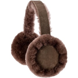 SNUGRUGS Ladies Full Sheepskin Ear Muffs with Gift Box - Mink