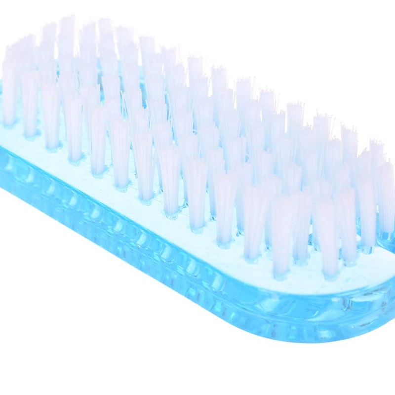 UTENEW 2 Pieces Plastic Nail Brush Two-sided Hand Cleaning Scrubbing