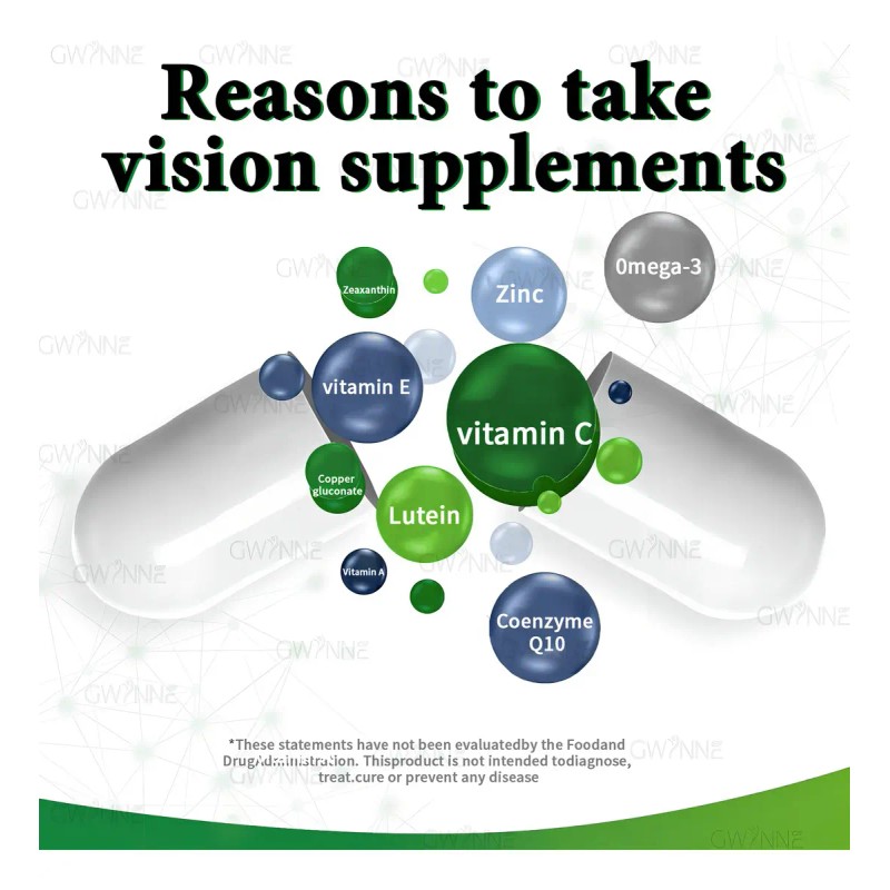 Suplemento Nutricional Gwynne Luteína Zinc Vitaminas Salud Macular Ojo Seco