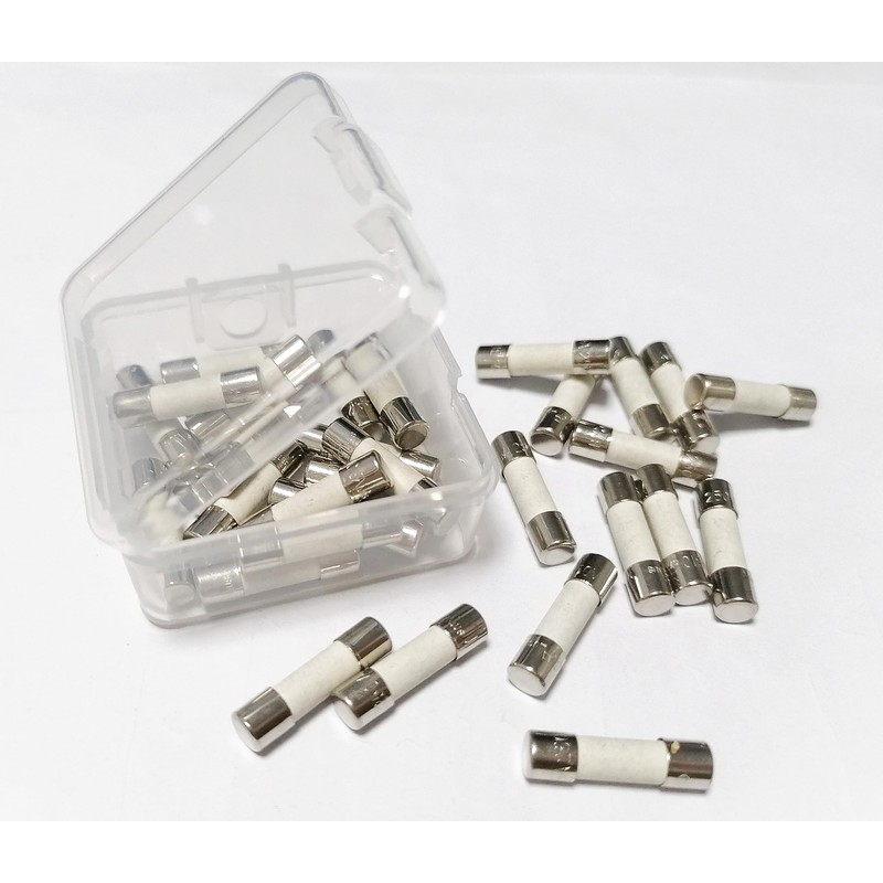 20PCs T6.3AH250V, T6.3A 250V, T6.3 H250V, 6.3A 250V Cartridge Ceramic