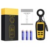 Light Meter Digital Illuminance Meter Handheld Ambient Temperature Measurer, Range