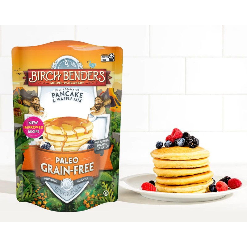 Birch Benders Paleo Pancake and Waffle Mix, 12 oz (Pack