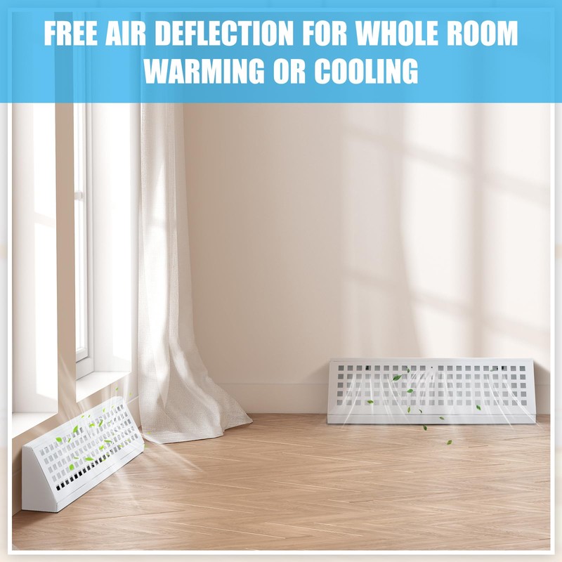 Yaocom 1 Pack Baseboard Register Duct Opening Size Modern Design