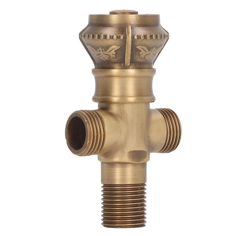 Angle Valve European Antique Style Cold Hot Water Faucet Turn
