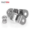 FASTON® Double clamp, single 25 mm stainless steel A2 V2A