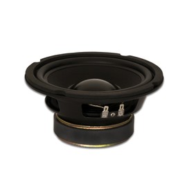 Goldwood Sound GW-6028 Rubber Surround 6.5" Woofer 170 Watts 8ohm Replacement Speaker, Black