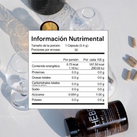 HEBE - Cápsulas NT NT 30 cápsulas de 400 mg - Suplemento alimenticio con Lavanda, Maracuya, Flores de Azahar, Sueño, Ansiedad